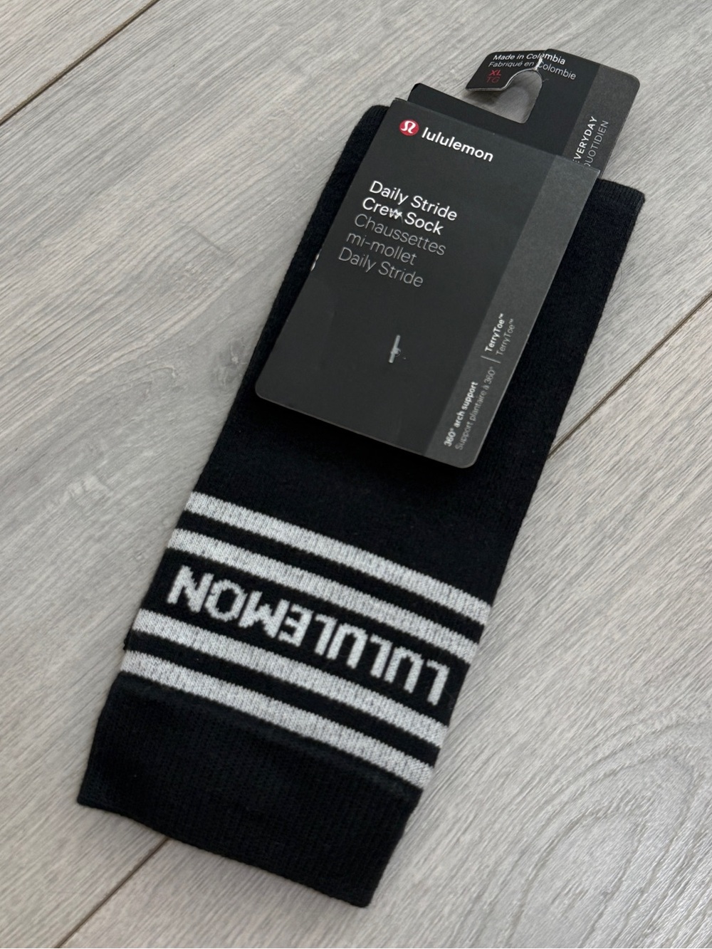 NWT LULULEMON Mens Daily Stride Crew Sock - Picture 2 of 6